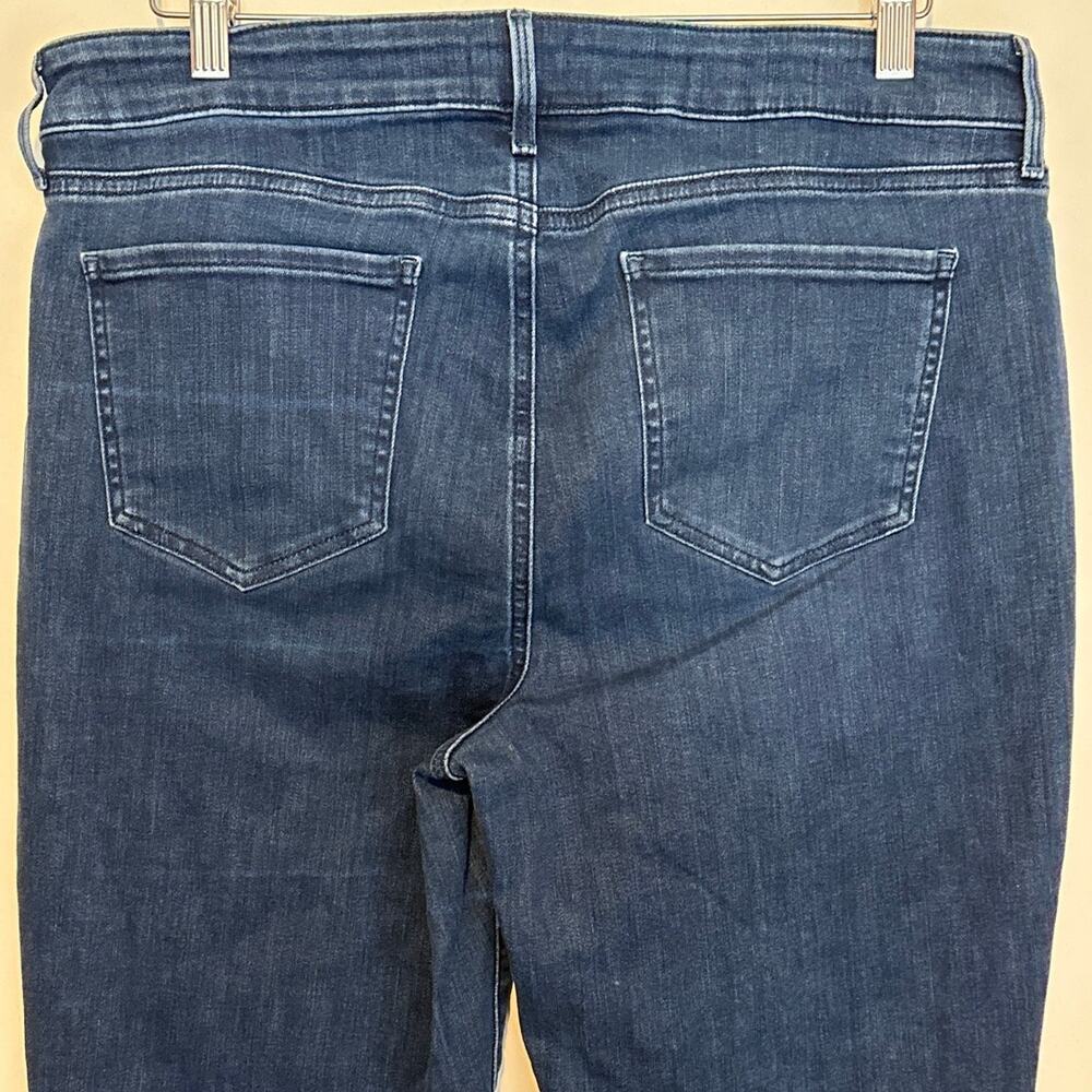 NYDJ Marilyn Straight Leg Jeans Lift Tuck Technology Blue Denim Stretch Sz 14 - Picture 7 of 11